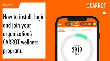 iPhone 3.2 How to install, login and join your organization’s CARROT wellness program    HD 720p