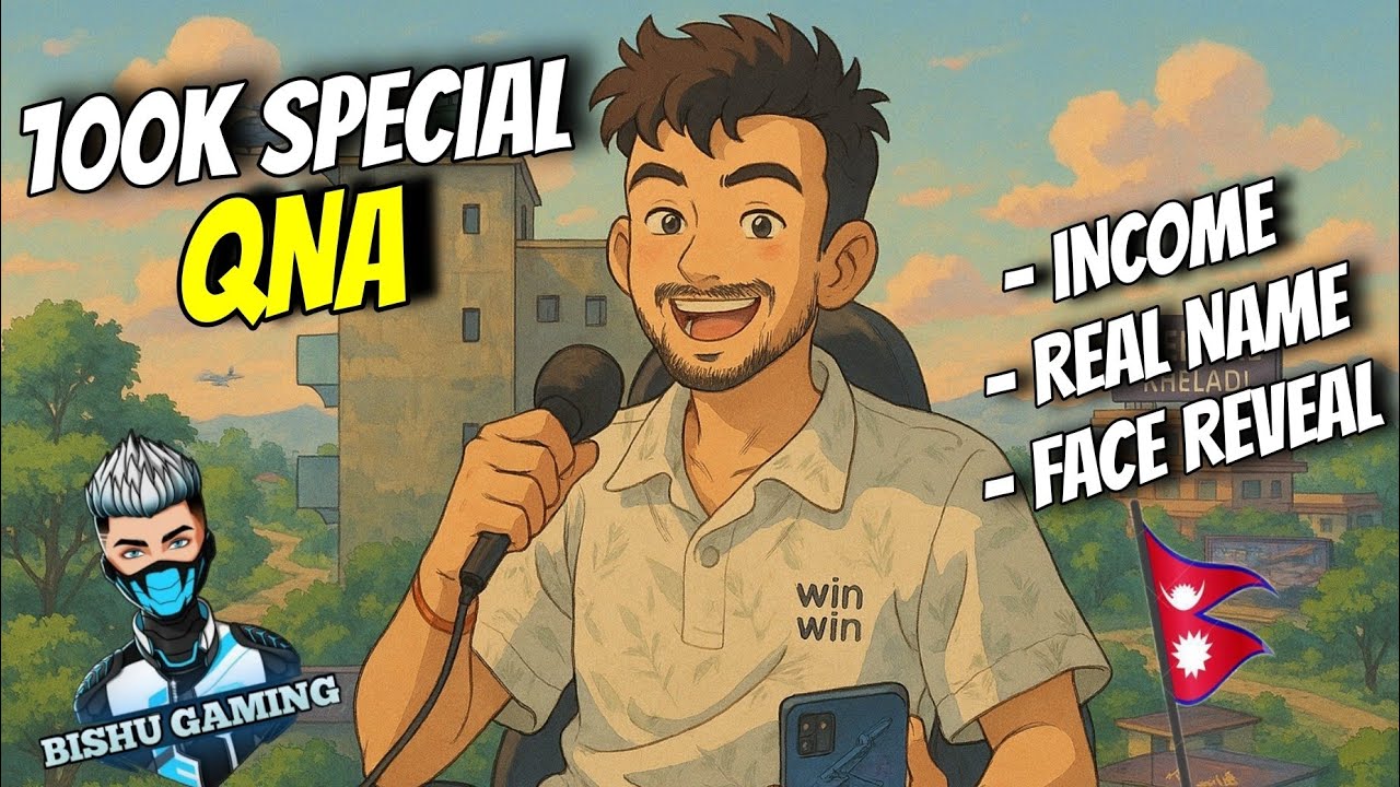 Bachu Gamer 100K SPECIAL QNA VIDEO| BISHU GAMING YOUTUBE MONTHLY INCOME, REAL NAME ...