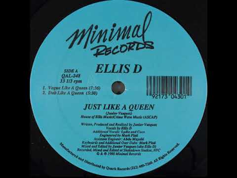 ElliS-D — Ellis D ‎– Just Like A Queen (Dub Like A Queen)