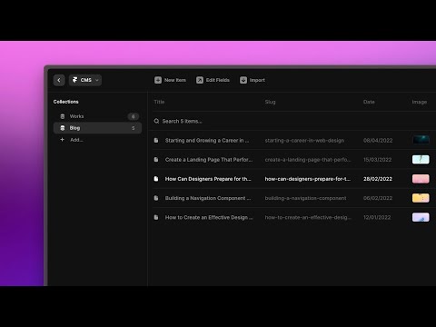 Framer CMS Tutorial (Bahasa Malaysia) - YouTube