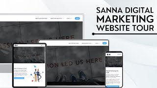 How To Navigate Our Website | Website Tour | Sanna Digital Marketing