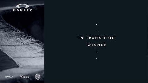 IN TRANSITION - And The Winner Is...