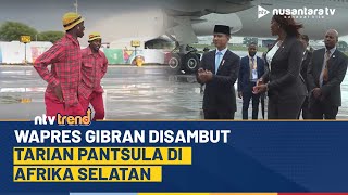 Download Lagu Momen Wapres Gibran Disambut Tarian Pantsula saat Tiba di Afrika Selatan Hadiri KTT G20 | NTV MP3