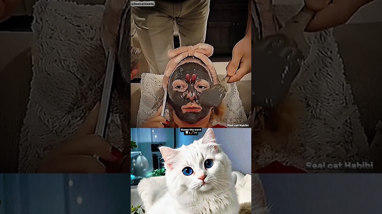 man cleaning her face 💀