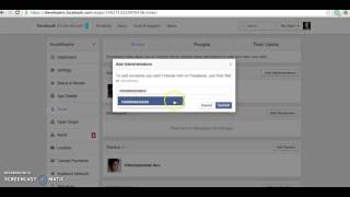 Give Permission to Access Your Facebook Developer Account