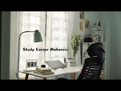 Study Corner Makeover on Budget / Kiwi Home