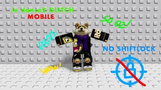 How to do /e dance2 glitch on mobile with no shiftlock! | ROBLOX
