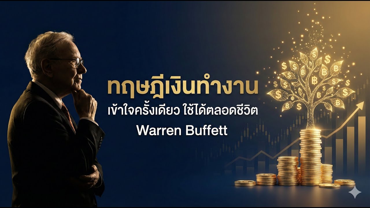 ทฤษฎีเงินทำงาน เข้าใจครั้งเดียว ใช้ได้ตลอดชีวิต | Warren Buffett | Podcast การเงินการลงทุน