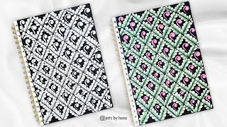 How To Draw Easy Zentangle Pattern For Beginners | Zentangle Art | Doodle Art | Step by step