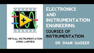VI Using LabVIEW |  Components of Virtual Instrument -Unit 2  | Part 1