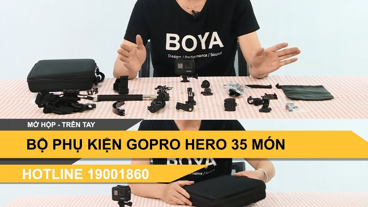 🎥 Bộ phụ kiện Gopro đầy đủ 35 món bán ở Hà Nội — Video review, click xem trên YouTube