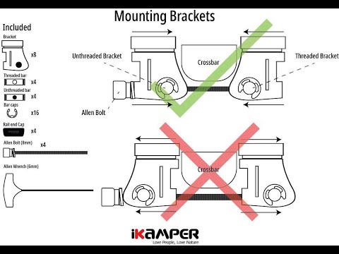 🎥 iKamper - Mounting Brackets 2.0 Installation — Video review, click xem trên YouTube