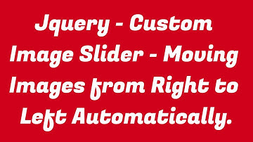 Jquery Image Slider II