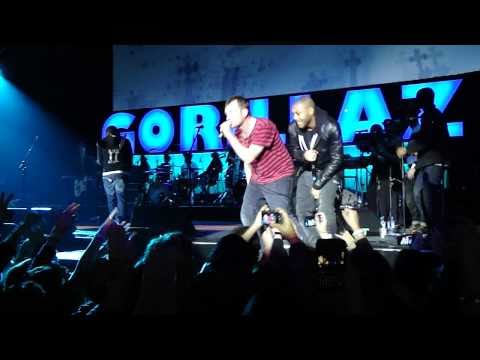 Gorillaz ft. MF DOOM November has Come live at Le Z nith 2010