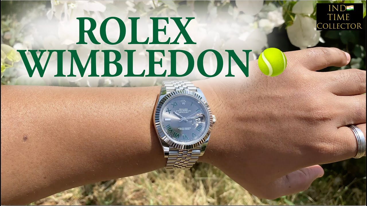 rolex wimbledon dial