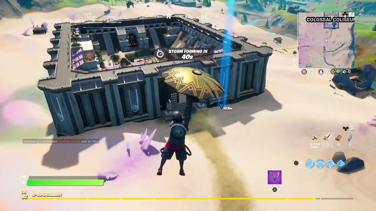 Emote at Stone Statues Location