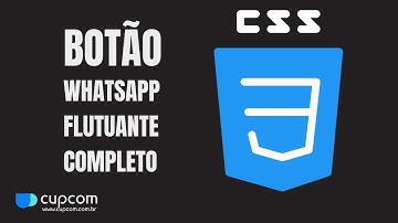 Botão flutuante WhatsApp completo