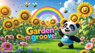 🌻 Garden Groove Song for Kids | Bees, Butterflies &amp; Flowers Dance 🐝🦋 | Nursery Rhymes
