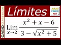 LÍMITES ALGEBRAICOS - Ejercicio 21 - ft. Casio Classwiz