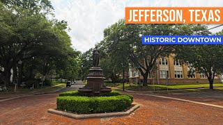 Downtown Jefferson, Texas! Walk with me through a Texas town!