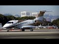 Embraer EMB-550 Legacy 500 N781MM MGM Mirage Resorts Departing Santa Monica Airport