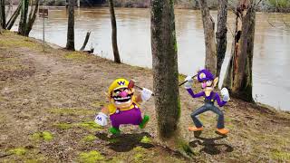 Wario dies after accidentally chopping his nose off while chopping down wood with Waluigi.mp3