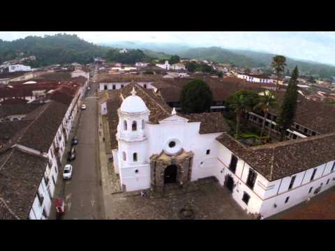 POPAYAN ciudad blanca de la UNESCO Colombia desde el Aire con Drone