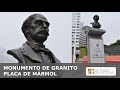 JUAN PABLO DUARTE Y DÍEZ  | MONUMENTO DE GRANITO | PLACA DE MÁRMOL