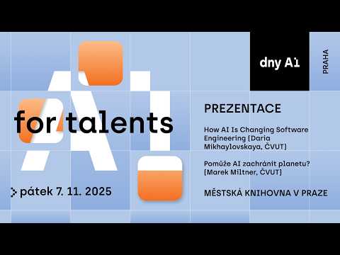 Cover: Dny AI 2025: AI for talents Praha | pátek 7.11.