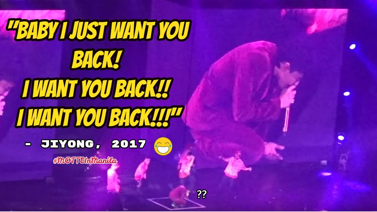 'Baby, I want you back! I want you back! I WANT YOU BACK!!' - Jiyong to Dara? LOL [MOTTE IN MANILA]