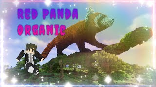 Red Panda Minecraft Organic Build Challenge Timelapse
