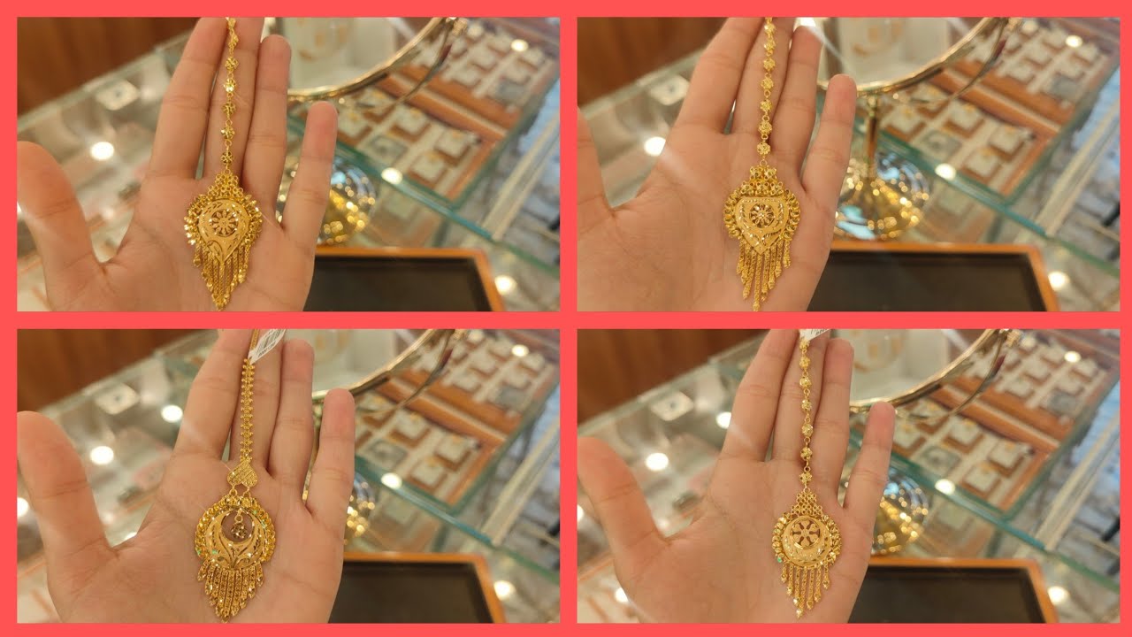 মাত্র ২গ্রাম থেকে টিকলি ডিজাইন||Light Weight Gold Tikli Design||Wedding Special||Weight and price 