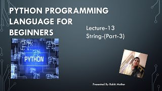 Lecture-13(String-part3)|| By Rakhi Mathur
