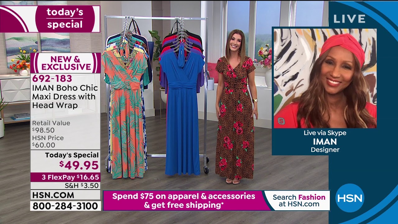 Hsn Iman Dresses Online, 54% OFF | www ...