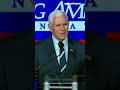 Mike Pence says he and Donald Trump ‘may differ on focus’ #shorts