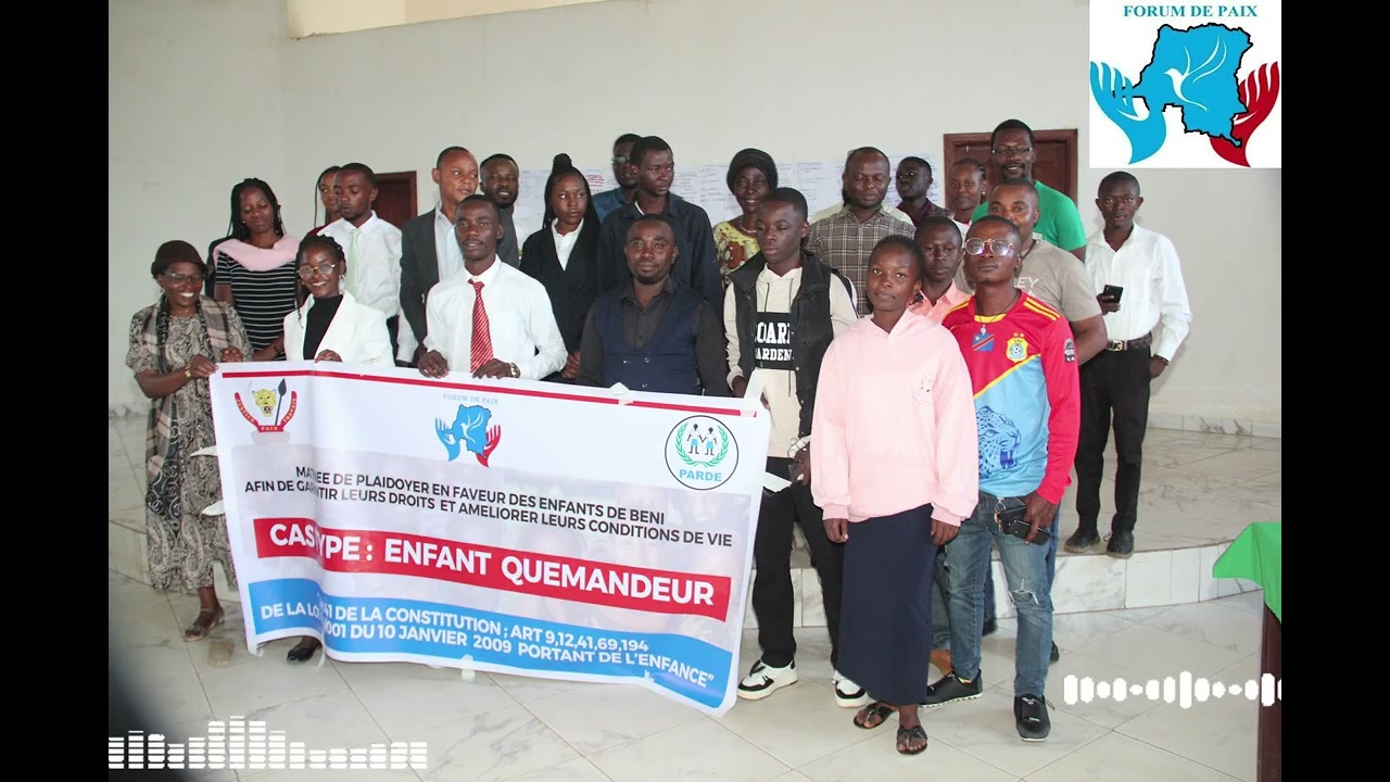 MATINEE DE PLAIDOYER EN FAVEUR DES ENFANTS DEPLACES A BENI