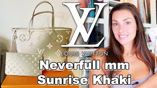 Louis Vuitton, Bags, M59859neverfull Mm In Sunset Khaki