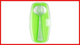 Great product -  Innobaby Din Din Smart Stainless Steel Spoon and Fork with Carrying Case. Utensil S