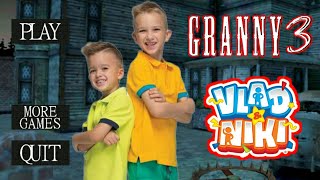 Granny 3 : Vlad And Niki Mod Train Escape Full Gameplay