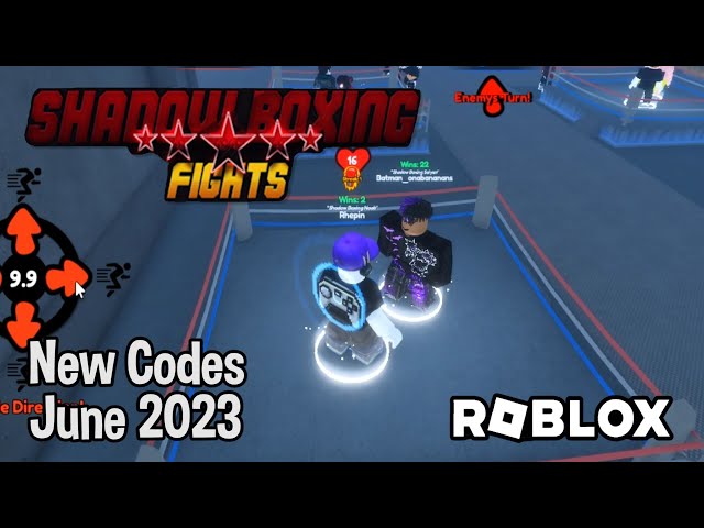 NEW* ALL WORKING CODES FOR SHADOW BOXING FIGHTS IN JULY 2023! ROBLOX SHADOW  BOXING FIGHTS CODES 