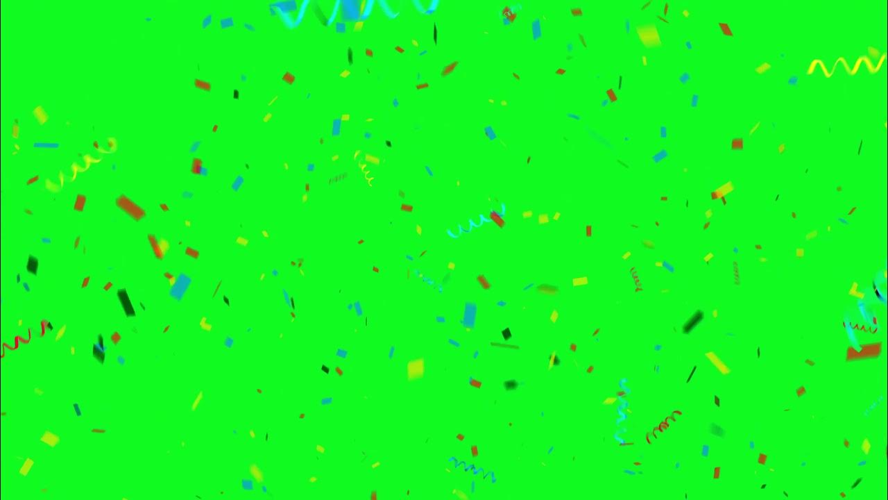 Green Screen Confetti (100 sub Special) YouTube