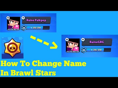 How To Change Name In Brawl Stars For Free Youtube - how to change name in brawl stars color