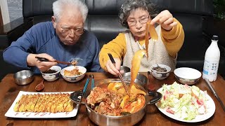 honey! Shall we have a drink? Mukeunji Gamjatang Mukbang (recipe)