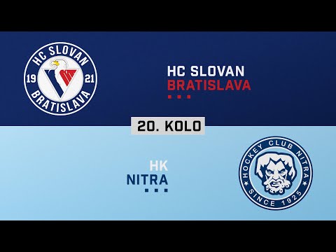 20.kolo HC Slovan Bratislava - HK Nitra HIGHLIGHTS