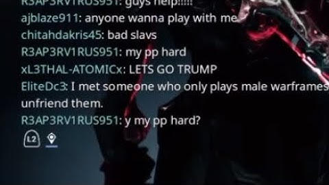 Warframe Region Chat in a Nutshell
