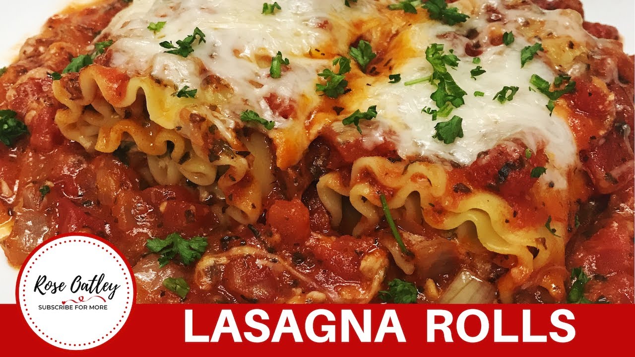 Lasagna Rolls | Lasagna Spinach Rolls | Best Lasagna Recipe