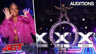 Incredibly DANGEROUS 'Wheel of Death' Audition | Australia's Got Talent 2022