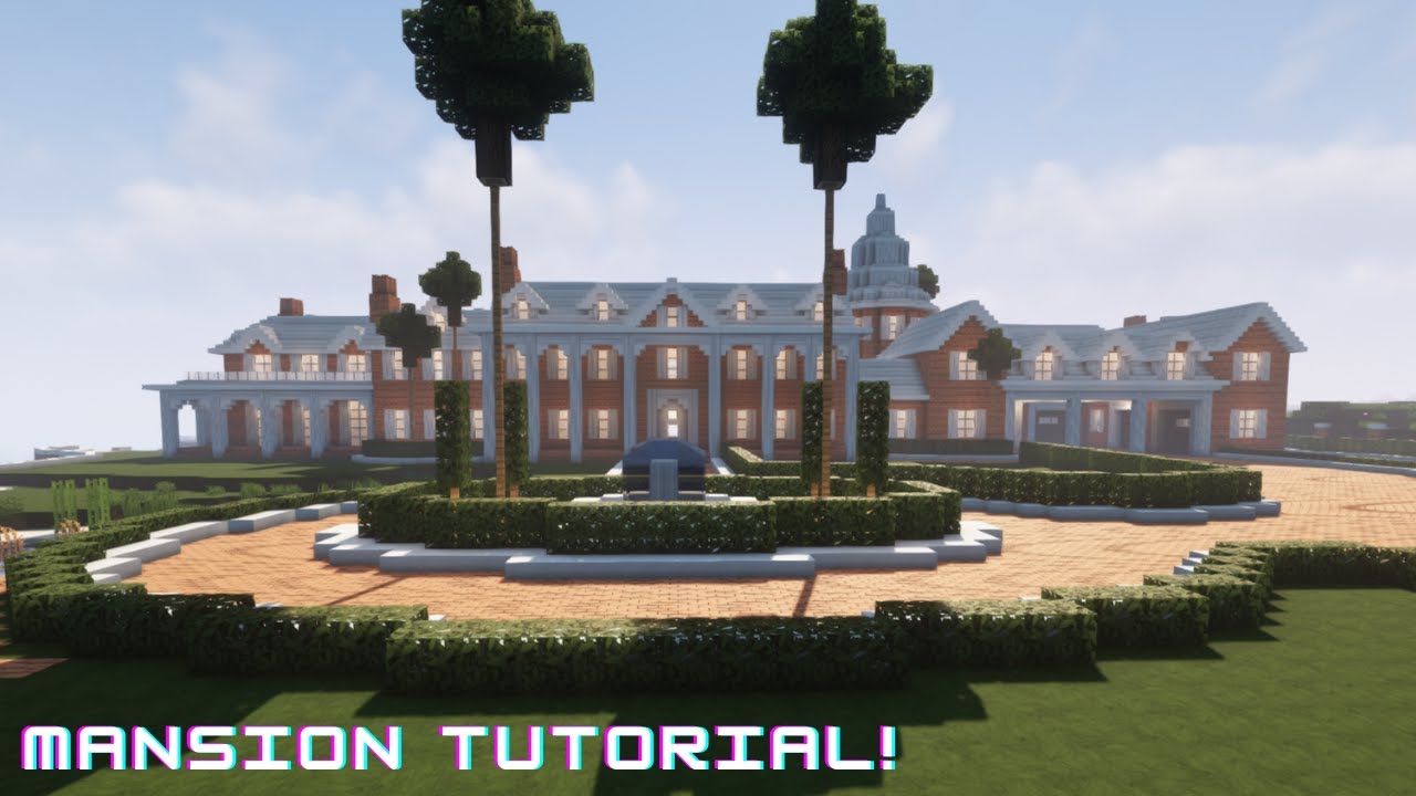 Download How to build an awesome Minecraft Brick Mansion! - Minecraft House tutorial