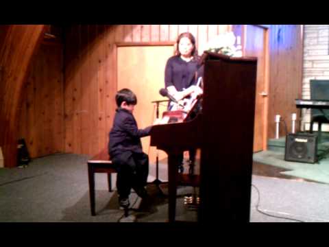 Julian playing "Mary had a Little Lamb"