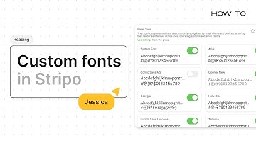 How to add custom fonts in Stripo